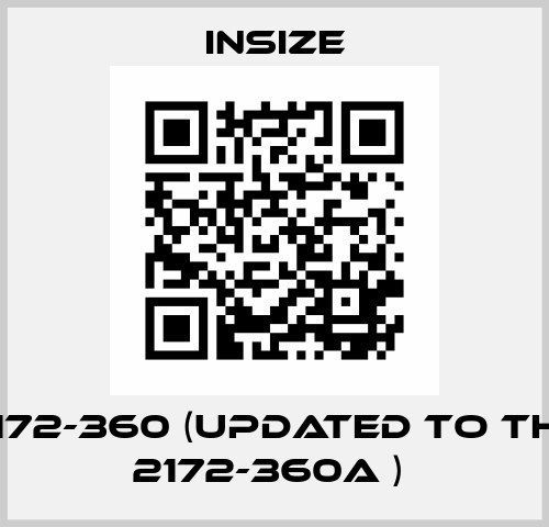 2172-360 (updated to the 2172-360A )  INSIZE