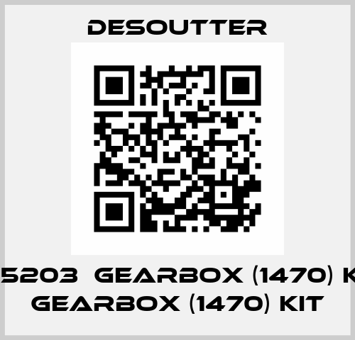 465203  GEARBOX (1470) KIT  GEARBOX (1470) KIT Desoutter