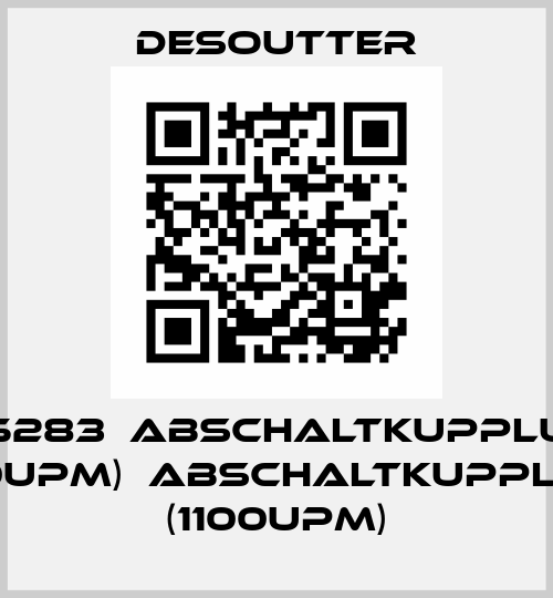 465283  ABSCHALTKUPPLUNG (1100UPM)  ABSCHALTKUPPLUNG (1100UPM) Desoutter