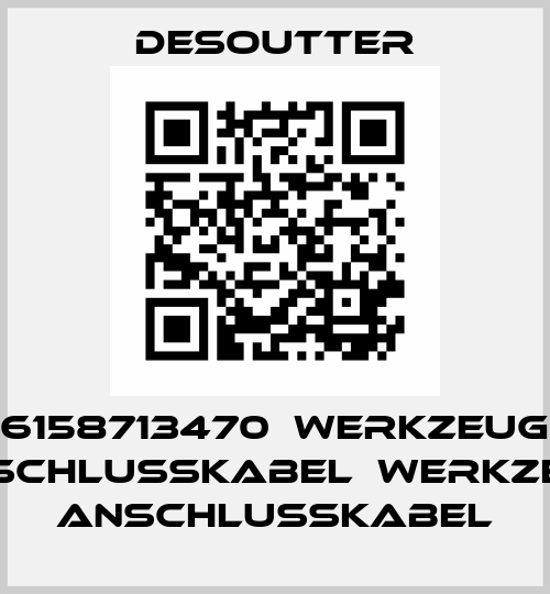 6158713470  WERKZEUG ANSCHLUSSKABEL  WERKZEUG ANSCHLUSSKABEL Desoutter