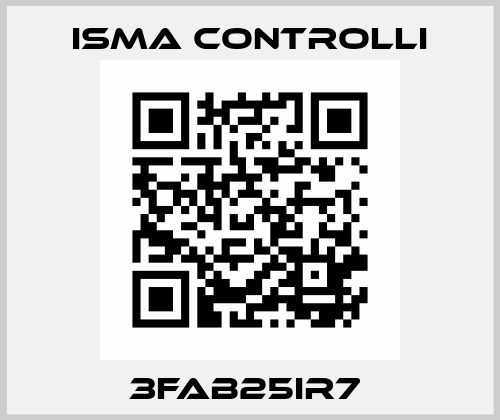 3FAB25IR7  iSMA CONTROLLI