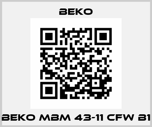 BEKO MBM 43-11 CFW B1 Beko