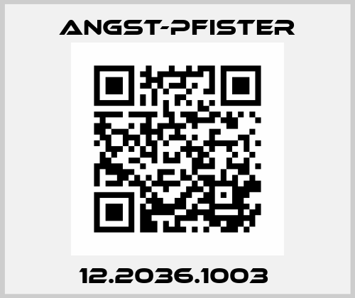 12.2036.1003  Angst-Pfister