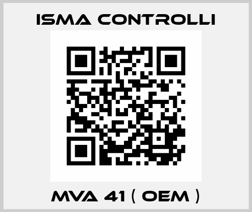 MVA 41 ( Oem ) iSMA CONTROLLI