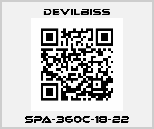 SPA-360C-18-22 Devilbiss