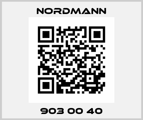 903 00 40 Nordmann