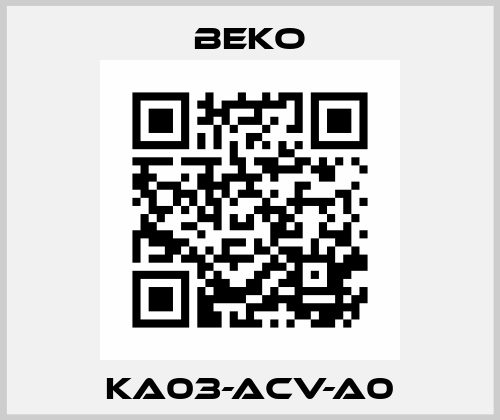 KA03-ACV-A0 Beko