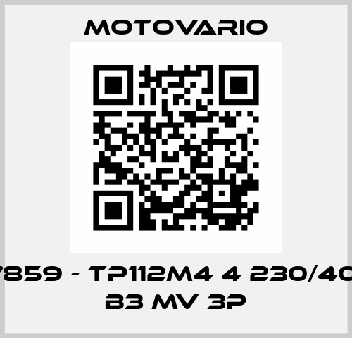 4227859 - TP112M4 4 230/400-50 B3 MV 3P Motovario