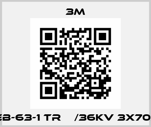 94-EB-63-1 TR    /36KV 3X70MM² 3M