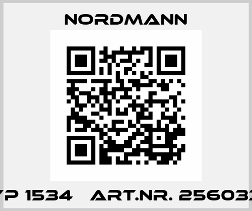 Typ 1534   Art.nr. 2560339 Nordmann