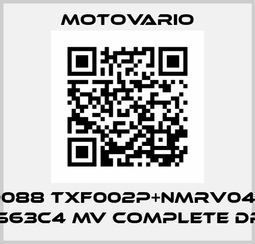 4129088 TXF002P+NMRV040 7,5 18+TS63C4 MV Complete drive  Motovario
