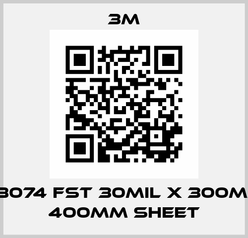 AF 3074 FST 30mil x 300mm x 400mm Sheet 3M