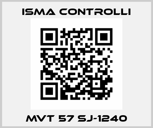 MVT 57 SJ-1240 iSMA CONTROLLI