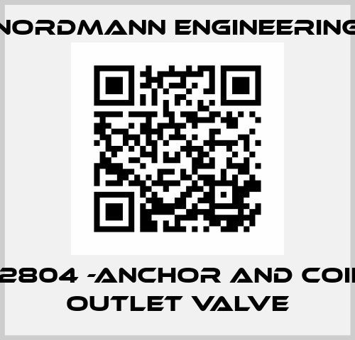 2402804 -Anchor and coil to outlet valve NORDMANN ENGINEERING
