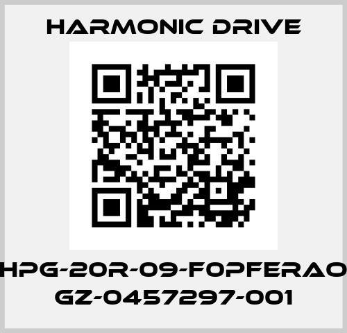 HPG-20R-09-F0PFERAO GZ-0457297-001 Harmonic Drive