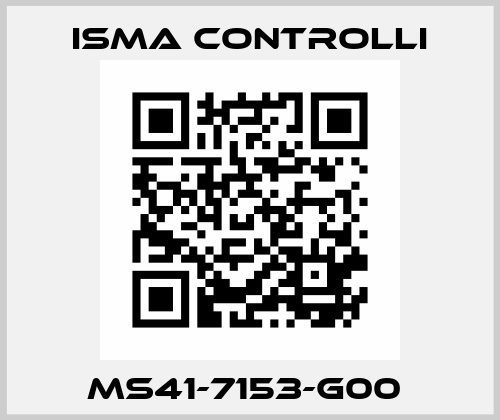 MS41-7153-G00  iSMA CONTROLLI