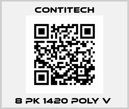 8 PK 1420 POLY V  Contitech