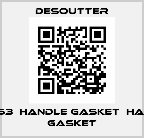 187363  HANDLE GASKET  HANDLE GASKET Desoutter
