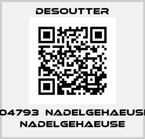 204793  NADELGEHAEUSE  NADELGEHAEUSE Desoutter