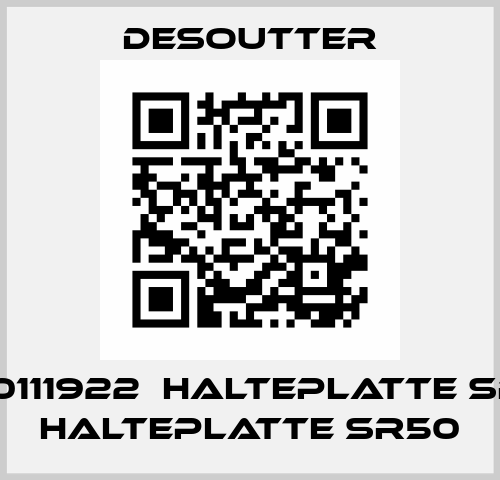 2050111922  HALTEPLATTE SR50  HALTEPLATTE SR50 Desoutter