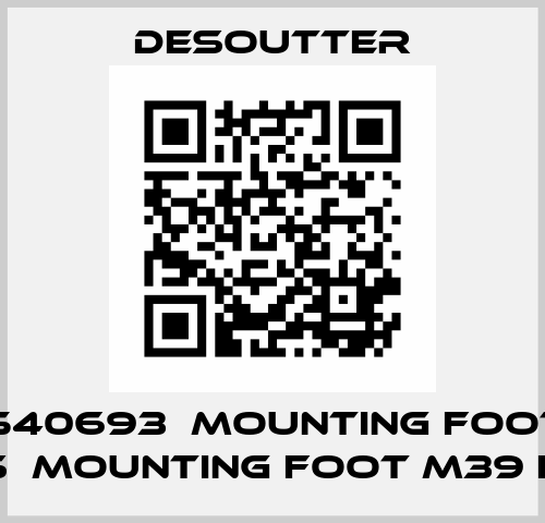 2050540693  MOUNTING FOOT M39 KLS  MOUNTING FOOT M39 KLS Desoutter