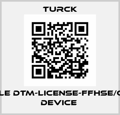 DONGLE DTM-LICENSE-FFHSE/COM- 1 DEVICE  Turck