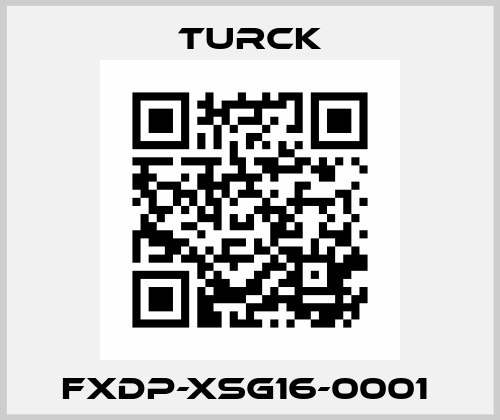 FXDP-XSG16-0001  Turck
