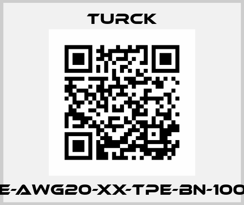 WIRE-AWG20-XX-TPE-BN-1000M  Turck