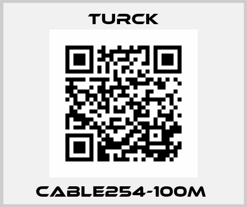 CABLE254-100M  Turck