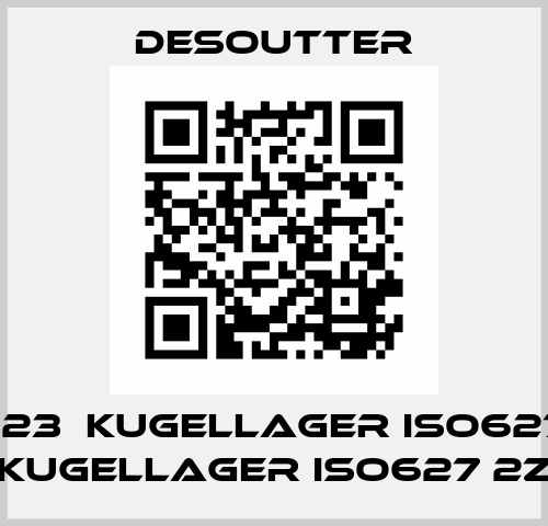 282123  KUGELLAGER ISO627 2Z  KUGELLAGER ISO627 2Z Desoutter